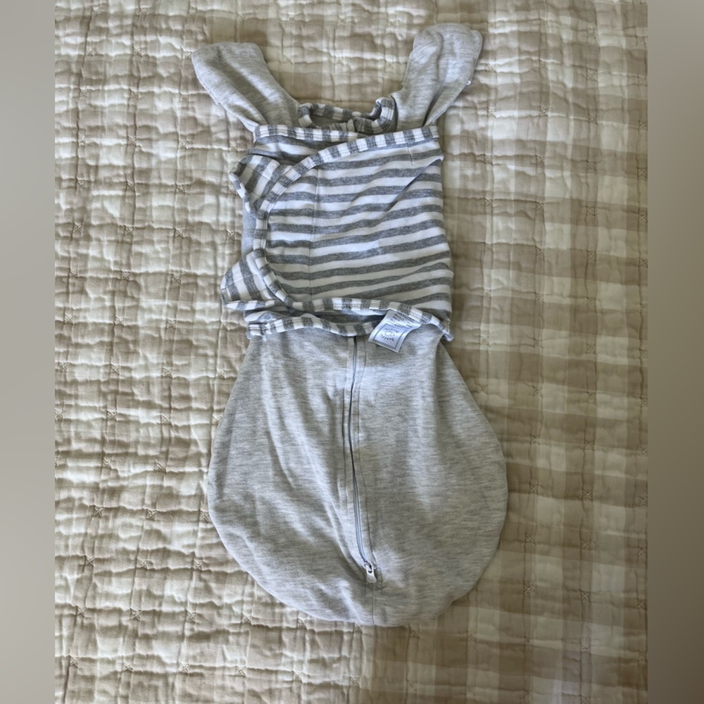 Swaddle Designs Gray Striped Swaddle Sack | 0-3 months